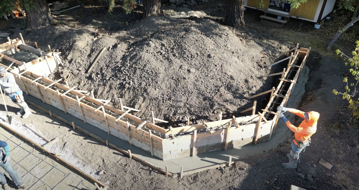 Professional concrete foundation and footing installation